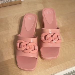 Lollie jelly block platform sandal by BP size 10 NWT